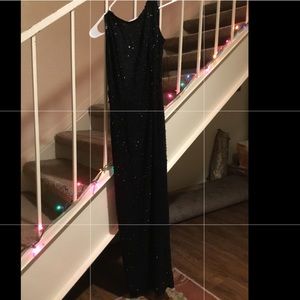 Long beautiful sequin dress